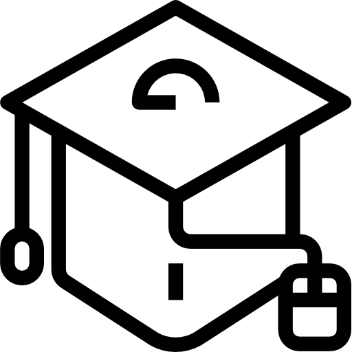 Mortarboard Justicon Lineal icon