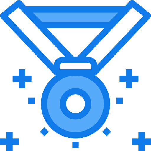 medalla Justicon Blue icono