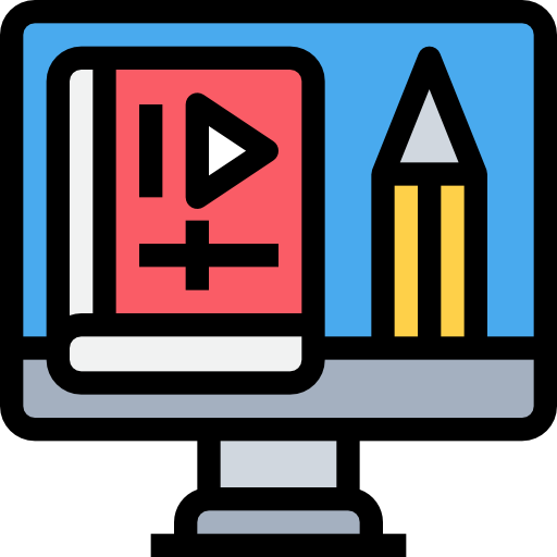 Online learning Justicon Lineal Color icon