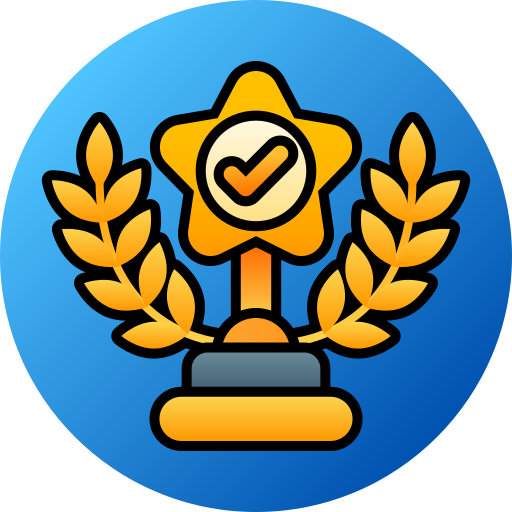 Trophy star Generic gradient lineal-color icon