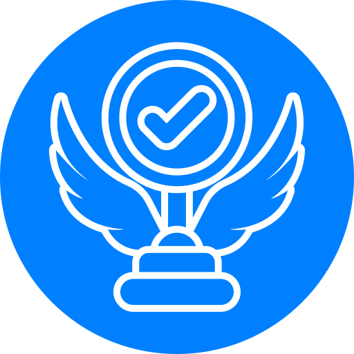 Trophy medal Generic color fill icon