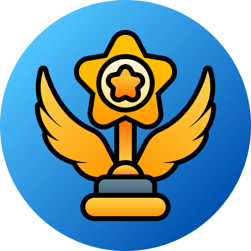 Trophy star Generic gradient lineal-color icon