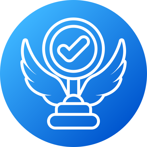 Trophy medal Generic gradient fill icon