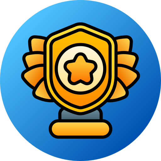 Trophy star Generic gradient lineal-color icon