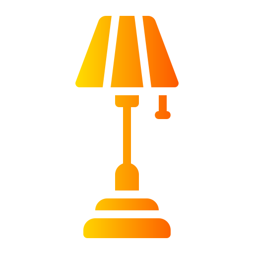 vloerlamp Generic gradient fill icoon