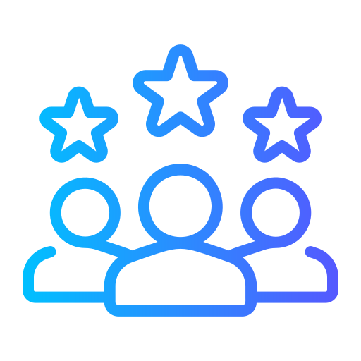 Best customer experience Generic gradient outline icon