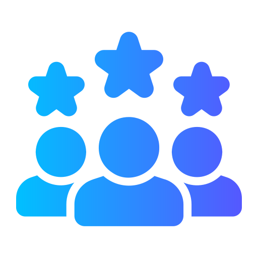 Best customer experience Generic gradient fill icon