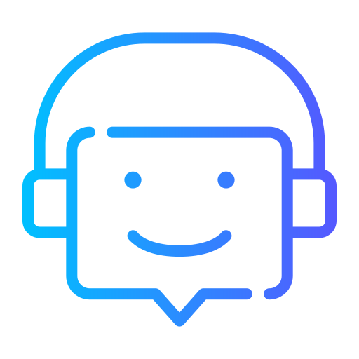 chatbot Generic gradient outline icoon