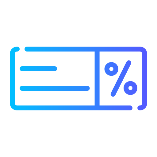 할인 Generic gradient outline icon