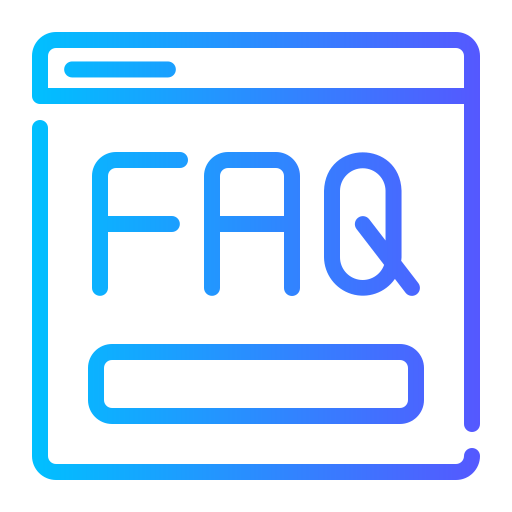 faq Generic gradient outline Icône