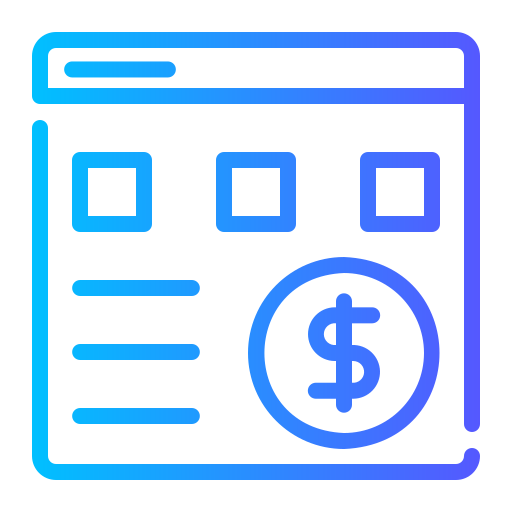 Paid service Generic gradient outline icon