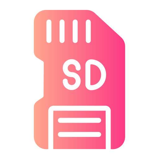 sd-kaart Generic gradient fill icoon