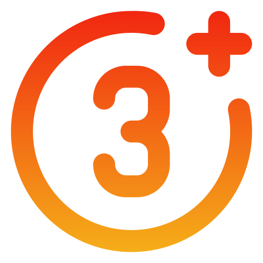 tres Generic gradient outline icono