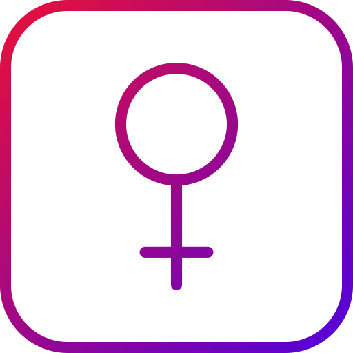 femmina Generic gradient outline icona