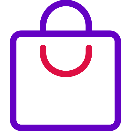 bolsa de la compra Generic color outline icono