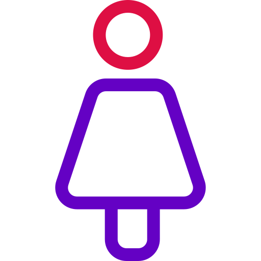 女性 Generic color outline icon