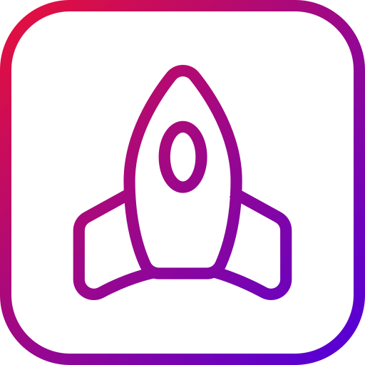 ロケット Generic gradient outline icon