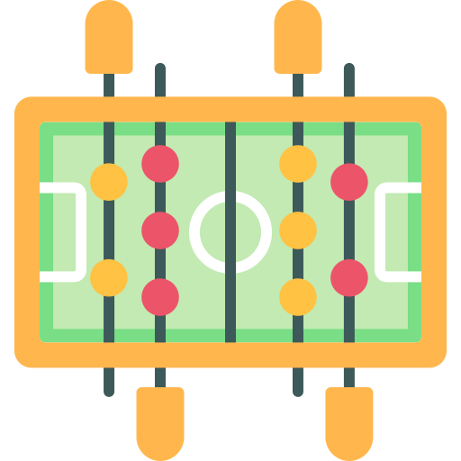 テーブルサッカー Generic color fill icon