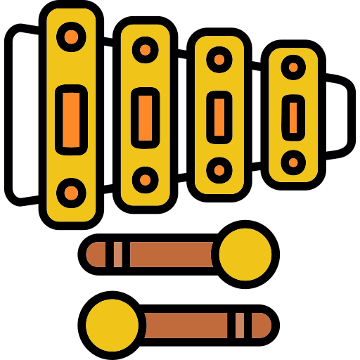 xylofoon Generic color lineal-color icoon