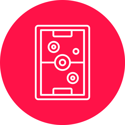 Air hockey Generic color fill icon