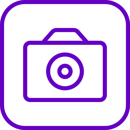 cámara fotográfica Generic color outline icono
