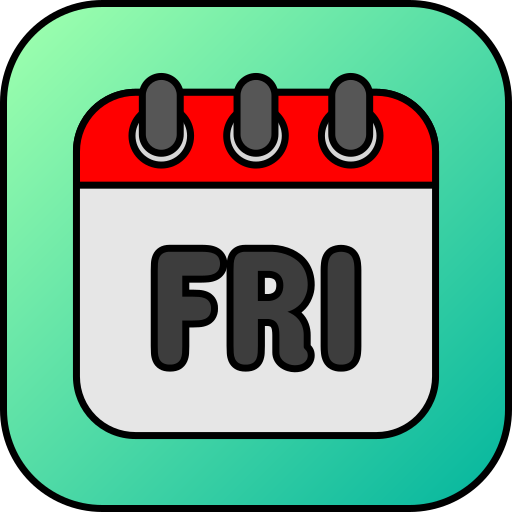 Friday Generic gradient lineal-color icon