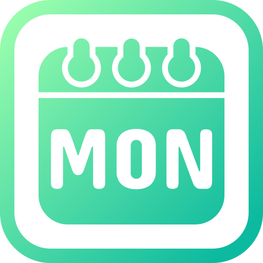 Monday Generic gradient fill icon