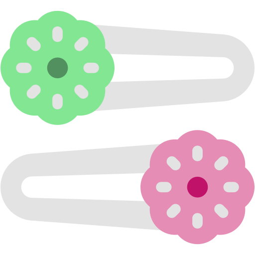 Hair clip Generic color fill icon