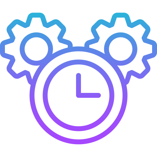 gestión del tiempo Generic gradient outline icono