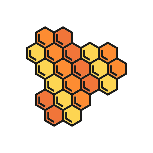 Honeycomb Generic color lineal-color icon