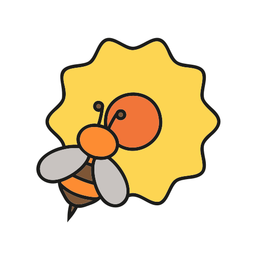 ミツバチ Generic color lineal-color icon