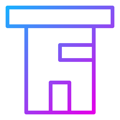 家 Generic gradient outline icon