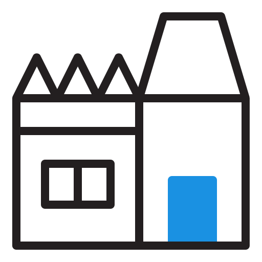 House Generic color lineal-color icon