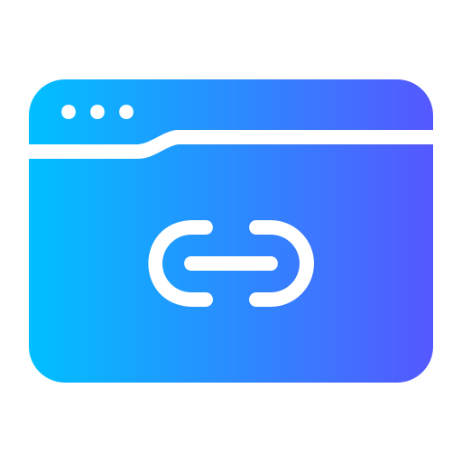 backlink Generic gradient fill icon