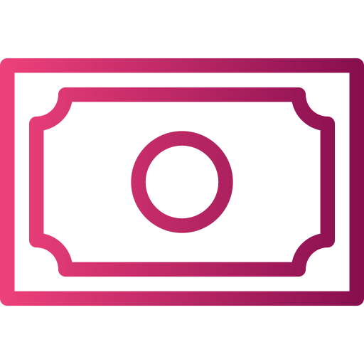 soldi Generic gradient outline icona