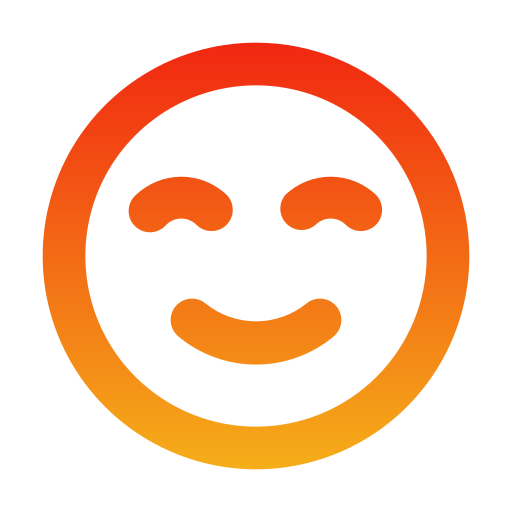 smile-straal Generic gradient outline icoon