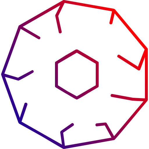 ruota Generic gradient outline icona