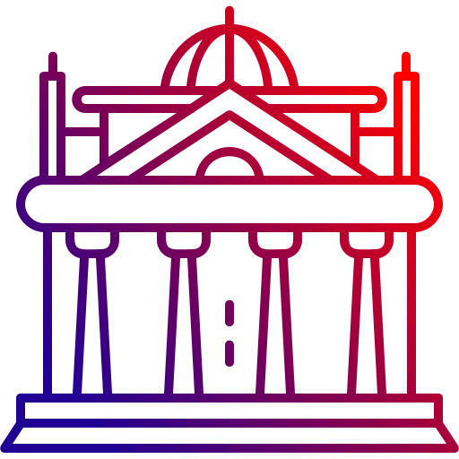 panteón Generic gradient outline icono