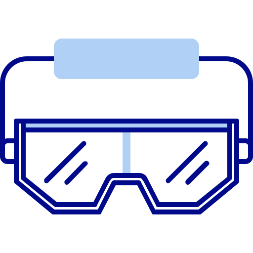 veiligheidsbril Generic color lineal-color icoon