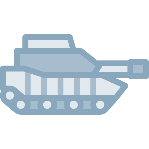 탱크 Detailed color Lineal color icon
