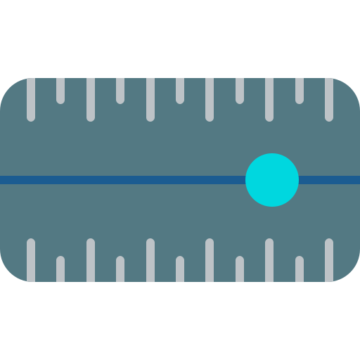 Measuring Generic color fill icon