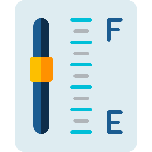 Fuel gauge Generic color fill icon