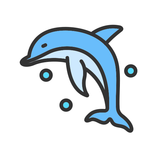 delfin Generic color lineal-color icon
