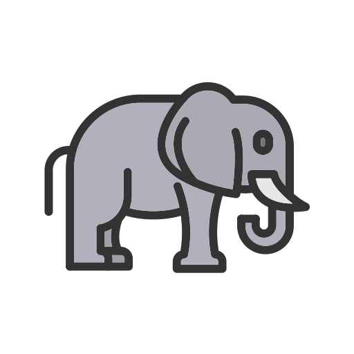 Éléphant Generic color lineal-color Icône