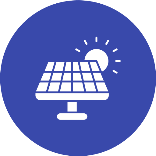 Solar panel Generic color fill icon