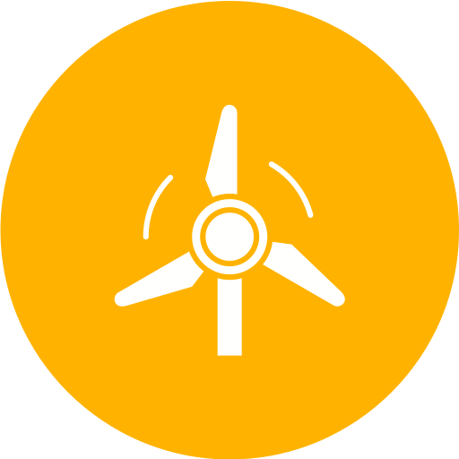 turbina eólica Generic color fill icono