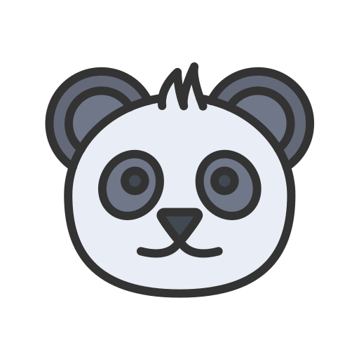panda Generic color lineal-color icono