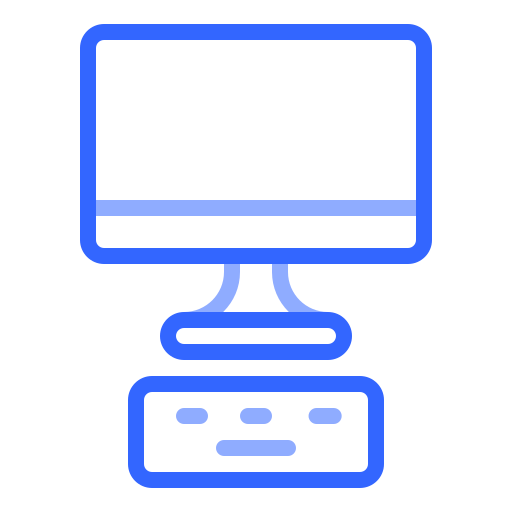 컴퓨터 Generic color outline icon