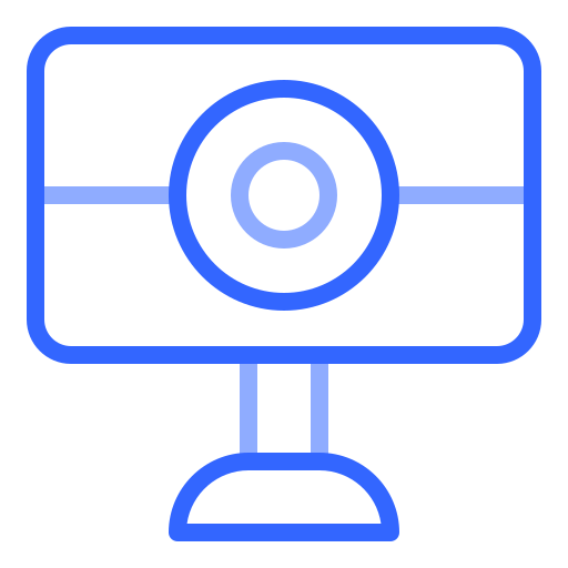 Webcam Generic color outline icon