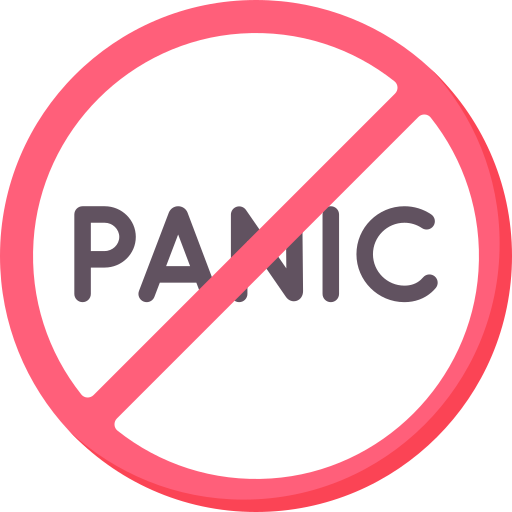 Dont panic Special Flat icon